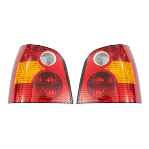 Feux arrière Volkswagen Polo 2002-2005 Rouge Jaune ABS Pièces de rechange - Product Image 1