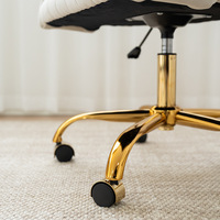 Chaise de bureau moderne et minimaliste, chaise pivotante réglable en hauteur, maquillage, dortoir et bureau à domicile, chaise de manucure ergonomique et confortable
