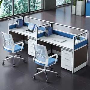 Modern Open Modular 4 Person Office Desk Furniture Design Office Table Workstation