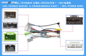 Pemutar Multimedia radio mobil 2 Din Android, Aksesori Universal kabel steker konektor adaptor kawat untuk 22 SUZUKI S-CROSS - Product Image 2