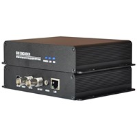 Codificador en Vivo SDI a IP 1080P HEVC con Salida SDI en Bucle, Soporte Multiprotocolo, Construcción Metálica, Imagen de Alta Calidad a Baja Tasa de Bits