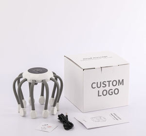 Sepuluh taktil pijat tentakel bersantai kepala isi ulang pijat kulit kepala meringankan kelelahan pemijat kepala - Product Image 1