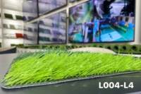 QINGZHOU L004-L Guangzhou Gazon Synthétique 50mm pour Terrain de Football Moquette de Sol Sportif Gazon Artificiel Extérieur pour Terrains de Football