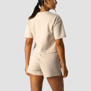 Camisetas Cortas Transpirables Hechas a Medida para Mujer, Camisetas Cortas de Último Diseño a la Moda, Precio al por Mayor - Product Image 2