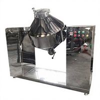 Mélangeur de poudre à double cône modèle W, agitateur, 2,2 kW, matériau SUS304, automatique, capacité 500 L, pour poudre détergente