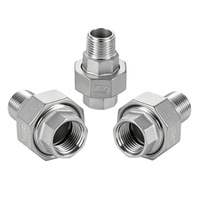 Raccord hexagonal en acier inoxydable avec filetage mâle-femelle NPT BSP pour la plomberie et les conduites industrielles