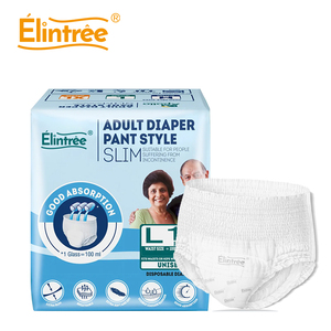 Pañales para Adultos, Alta Absorción, Desechables, Ropa Interior para Incontinencia para Personas Mayores, Venta al por Mayor OEM, Paquete de 30 Piezas - Product Image 1