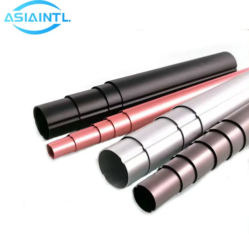 Perfil de aluminio de tubo de aleación de aluminio soldado de alta frecuencia Serie 7000