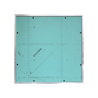 Plaque d'accès carrée en aluminium pour plafond, trappe d'inspection pour cloison sèche en plaque de plâtre, épaisseur 0,8 mm, pour conduites de plafond
