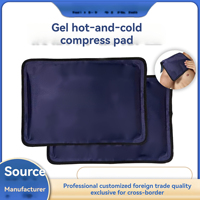 Grande compresse de gel réutilisable pour le dos, les jambes et les mains, pour thérapie par le froid et le chaud