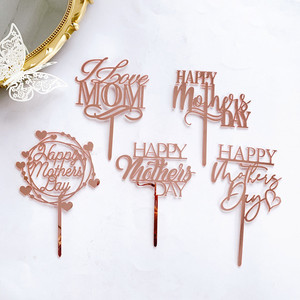 Adorno de acrílico para pastel del Día de la Madre con diseño de miel y dulzura, decoración para pastel del Día de la Madre. - Product Image 2