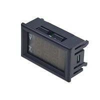 Voltmètre et ampèremètre LED DSN-VC288 DC 100V 10A, précision 1%, garantie 1 an - Jauge numérique double tension/courant, outil pour usage domestique