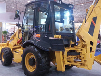 Excavator Retro 777A Dengan Mesin Cummins Buatan China, Excavator Depan, Back Loader, Backhoe Loader untuk Pekerjaan Multi-Lingkungan