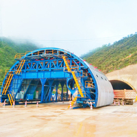 Chariot de revêtement de cadre de moule en acier lourd de tunnel intégré avec composants de noyau de pompe et d'engrenage Garantie 1 an