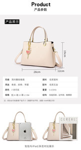 กระเป๋าถือวินเทจขนาดใหญ่ กระเป๋าสะพายไหล่แฟชั่นคุณภาพสูง กระเป๋าหูหิ้วดีไซน์เนอร์สำหรับผู้หญิง กระเป๋าสะพายข้างลำลองสำหรับช้อปปิ้ง - Product Image 4