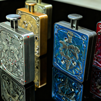 Set Dadu DND dari Paduan Seng Grosir, Mainan Dadu Logam Premium EDC untuk Dewasa, Hadiah Meja Kantor