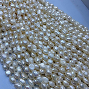 Perlas Sueltas de Agua Dulce Naturales, Forma Barroca, 2-9 mm, Dos Caras, Orificio Recto, Piedras Irregulares, Accesorios, Cuentas Dispersas - Product Image 2