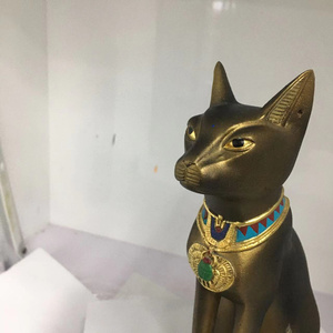 Vente chaude Égyptien <span class=keywords><strong>Chat</strong></span> Ornements Maison Salon -- Résine Artisanat Égyptien <span class=keywords><strong>Chat</strong></span> Déesse Résine <span class=keywords><strong>Statue</strong></span> - Product Image 6