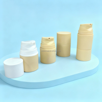 Flacon pompe sans air en PP rechargeable, écologique et réutilisable pour les marques de cosmétiques durables