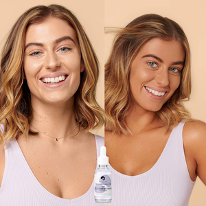 Beauty Facial Tanner Bronzer Self Tanning Drops Aceite de suero facial autobronceador <span class=keywords><strong>para</strong></span> piel ultra oscura natural - Product Image 5