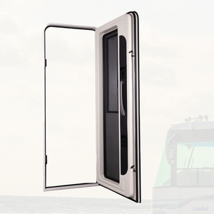 Porte d'entrée pour caravane Style européen avec double verre acrylique de haute qualité et poubelle - Product Image 2
