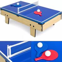 Produit de Offre Spéciale personnalisé en usine de 3 pieds Table de jeu multifonction 4 en 1 avec baby-foot, billard, ping-pong, divertissement intérieur pour le hockey