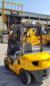 Chariot élévateur contrepoids diesel Komatsu d'occasion Noble Lift de 3 tonnes pour utilisation assise, garantie 1 an, composants principaux : pompe - Product Image 6