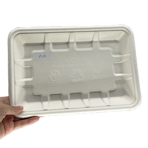 Película de Laminación PLA PET Sellable Libre de PFAS, Recubrimiento para Bandejas de Pulpa de Fibra, Bandeja de Bagazo de Caña de Azúcar, Empaque MAP para Alimentos Congelados - Product Image 4