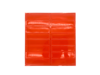 Pegatina Reflectante Rectangular Autoadhesiva, Tira Recta, Adhesivo de Seguridad para Casco de Motocicleta
