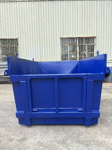 כבד פח אשפה מתכת חיצונית מגבה מדלג פח פח אשפה לשימוש חיצוני - Product Image 3