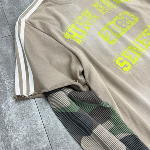 Camiseta Térmica de Manga Larga con Estampado de Rizo Francés, Camisa de Cuello Redondo de Gran Tamaño, Ropa de Calle Personalizada - Product Image 4