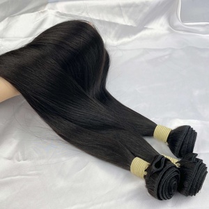 รับประกันคุณภาพผมแท้ เกรด 12a 1b ผมตรงแบบเวอร์จิ้น สำหรับต่อผม - Product Image 4