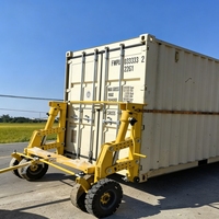 Roue de levage de conteneur en caoutchouc massif de 15 tonnes avec vitesse de traction maximale de 25 km/h, système de levage et de transport