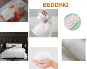 % 100 Polyester Wadding ev tekstili dolgu malzemesi dolgu geri dönüşümlü Polyester elyaf dolgu vuruş poli ped kanepe yatak için Fil