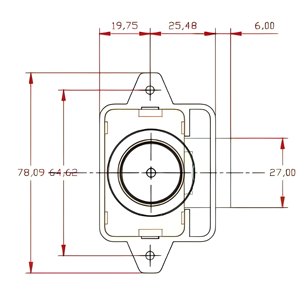 Keyless RV Báo Chí khóa cho treo tủ Bullet loại đồ nội thất ẩn ngăn kéo khóa với xử lý thư bị trả lại dễ dàng sử dụng nút truy cập - Product Image 6