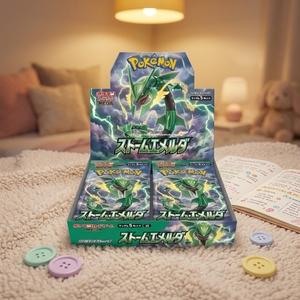 Vente en gros de cartes de collection Pokémon Scarlet & Violet M6 Storm Emeralda Terastal Festival Premium Booster Box originales japonaises - Product Image 5