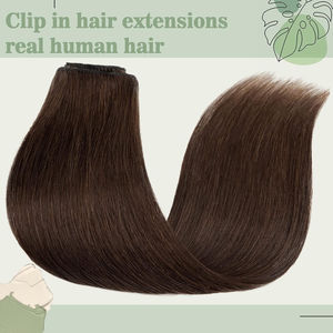 Extensiones <span class=keywords><strong>de</strong></span> Cabello Humano con Clip a Precio Mayorista, Extensiones <span class=keywords><strong>de</strong></span> Cabello Liso Sedoso Virgen Remy con Clip, Paquetes <span class=keywords><strong>de</strong></span> Cabello Humano - Product Image 2