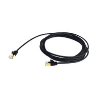 Kabel Patch Ethernet Cat7 Kecepatan Tinggi S/FTP Kabel Jaringan Terlindung 10Gbps 600MHz RJ45 Kabel LAN Cat 7