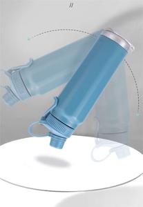 Botella de Agua Deportiva Aislada de 800 ml con Asa, Termo de Acero Inoxidable de 27 oz, Botella para Beber a Prueba de Fugas para Senderismo - Product Image 3