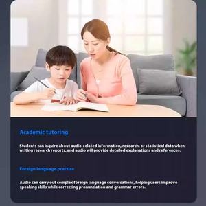 Altavoz portátil de voz inteligente directo de fábrica con compañero emocional, tutor de inglés, Bluetooth - Product Image 3