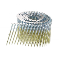 Workpro — clous à bobines plaquées à 15 degrés, avec tige métallique, bobine de 2 pouces, 2.5mm x 7.5mm avec une tête unie