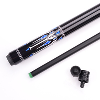 Vente en gros de queues de billard et de snooker en fibre de verre, longueur 57 pouces, 2 brins, avec embout de 10 mm, prix promotionnel