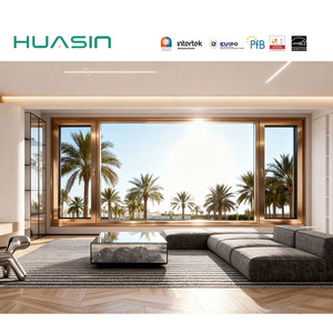 Proveedor de <span class=keywords><strong>Ventanas</strong></span> de Madera Revestidas de Aluminio Cerezo con Recubrimiento Anticorrosivo 2025 de Huasin Custom Indonesian Warehouse - Product Image 6