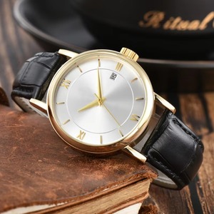 High Quality Leisure Business Calendar Large Dial Leather Hollow Out Orologio Da Uomo Couple Automatic Men's <b>Mechanical</b> <b>Watch</b> - Product Image 3