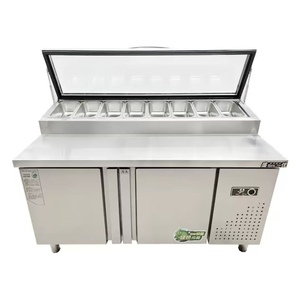 Tùy chỉnh thép không gỉ bánh Pizza chuẩn bị bảng tủ lạnh bánh pizza truy cập bánh pizza tủ đông - Product Image 4