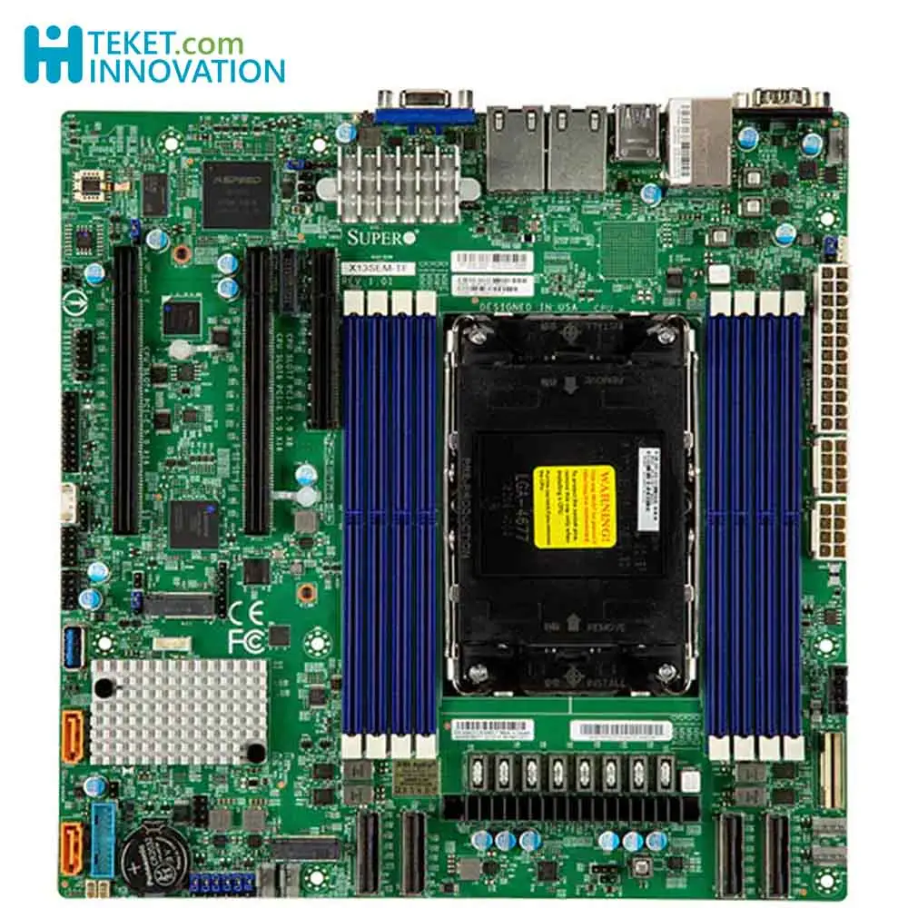 X13SEM-TF Thế Hệ Thứ 4 Bộ Xử Lý Intel Xeon Có Thể Mở Rộng, LGA-4677 Ổ Cắm Đơn (Socket E) Được Hỗ Trợ, CPU TDP Hỗ Trợ Lên Đến 350W TDP