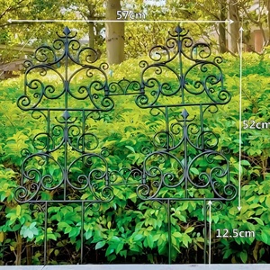 Soporte para Plantas Trepadoras, Enrejado para Rosas Resistente a la Oxidación, También Puede Usarse para Paneles de Cercas de Jardín de Plástico y Cercas Decorativas - Product Image 5