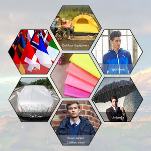 <span class=keywords><strong>Tela</strong></span> de tafetán impermeable para tienda, tejido a cuadros de poliéster, PU, PVC, 170T/190T/210T/230T/260T, recubierto de PA, para forro de bolsa - Product Image 3