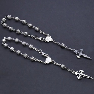 Pulsera <span class=keywords><strong>de</strong></span> Metal <span class=keywords><strong>de</strong></span> plata antigua, conjunto <span class=keywords><strong>de</strong></span> concha o Fátima <span class=keywords><strong>de</strong></span> <span class=keywords><strong>Santiago</strong></span>, catolismo, regalo, cuentas <span class=keywords><strong>de</strong></span> oración religiosa, rosarios - Product Image 4
