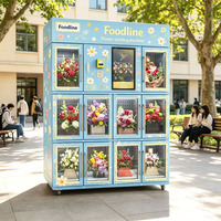 Magnifique distributeur automatique de fleurs en Chine avec réfrigérateur, en promotion